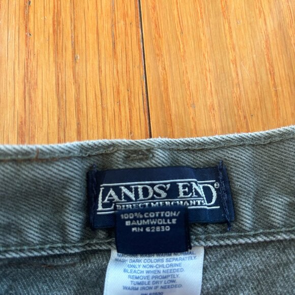 Lands End Square Rigger Denim Jeans Mens 36 x 32 Cotton Stonewashed Gray - Picture 6 of 8